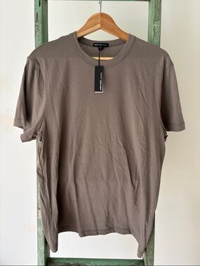 James Perse Short-Sleeve Crewneck T-Shirt in Olive